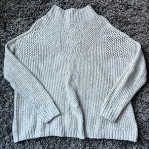 Maurices Grey Cable Knit Sweater